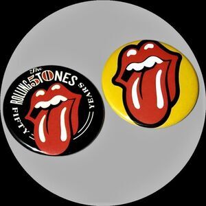 The Rolling Stones 2PC Magnet Set Anniversary